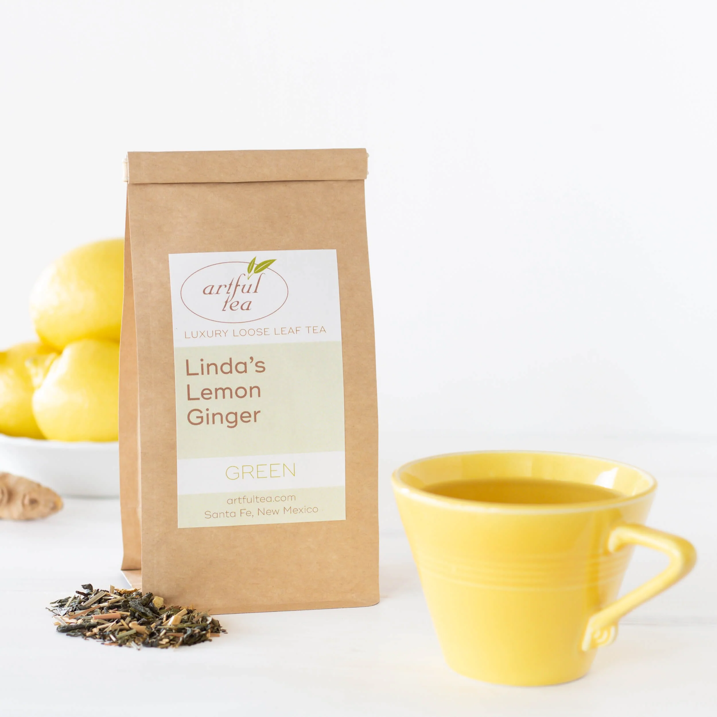Linda's Lemon Ginger Green Tea - Image 3