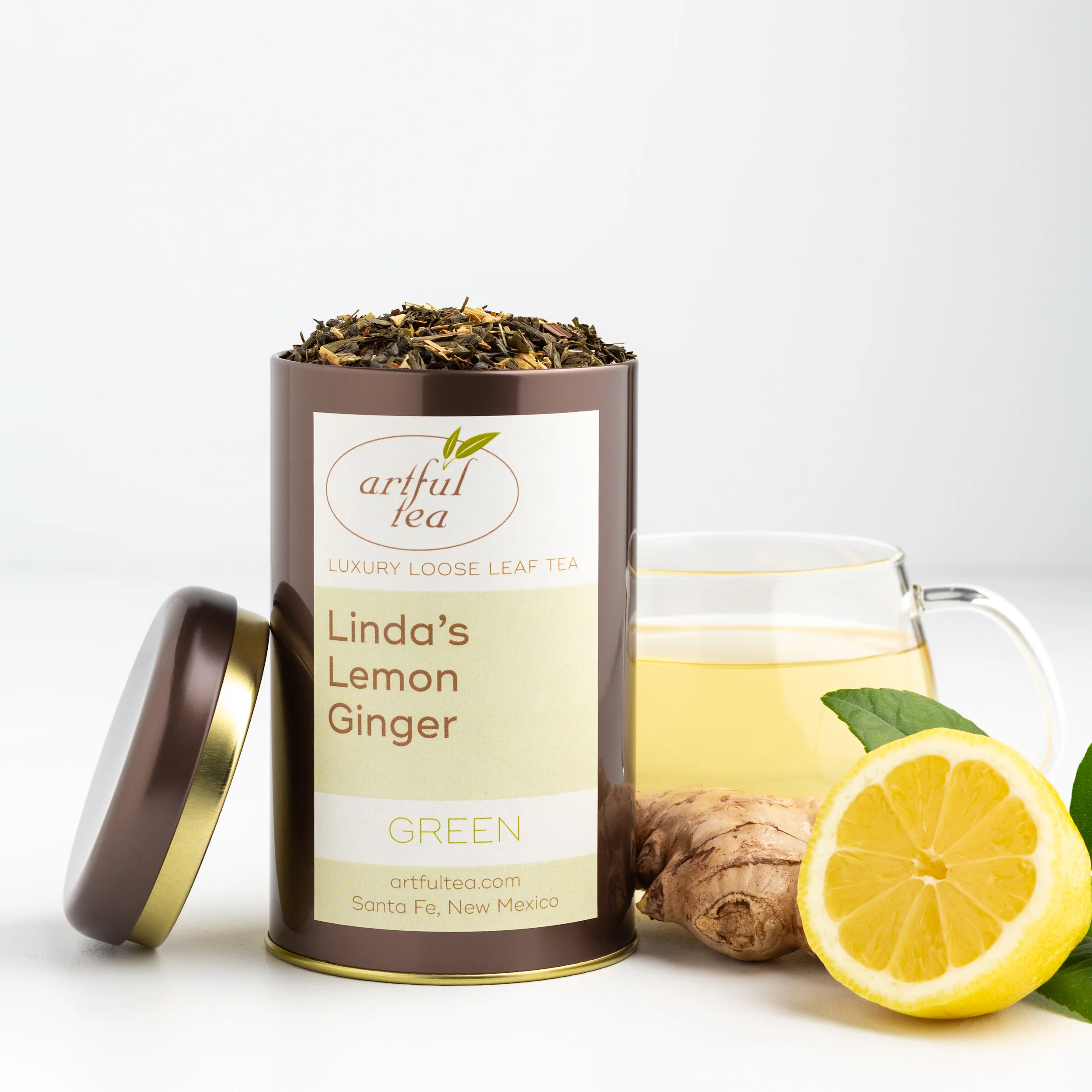 Linda's Lemon Ginger Green Tea - Image 5