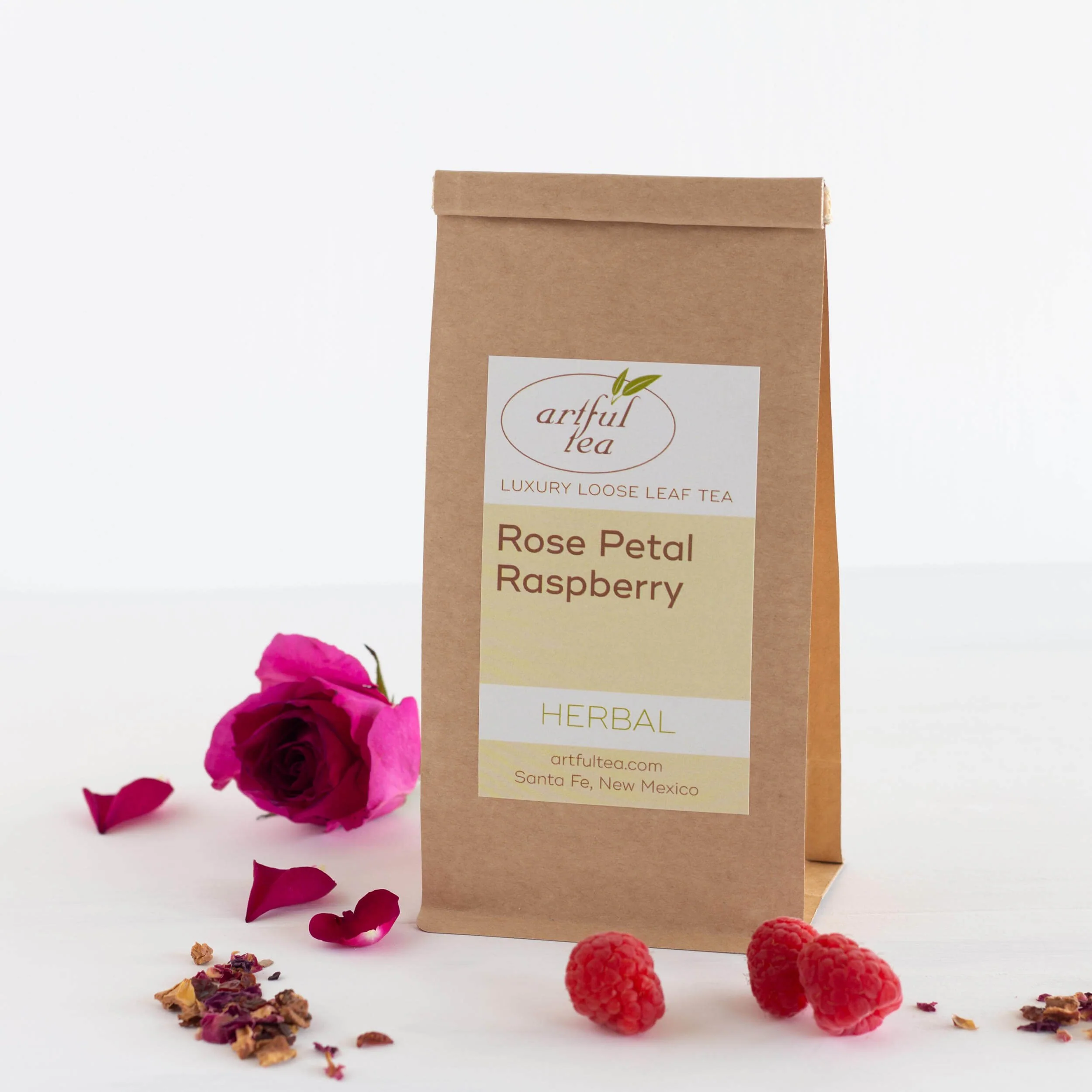 Rose Petal Raspberry Herbal Tea - Image 3