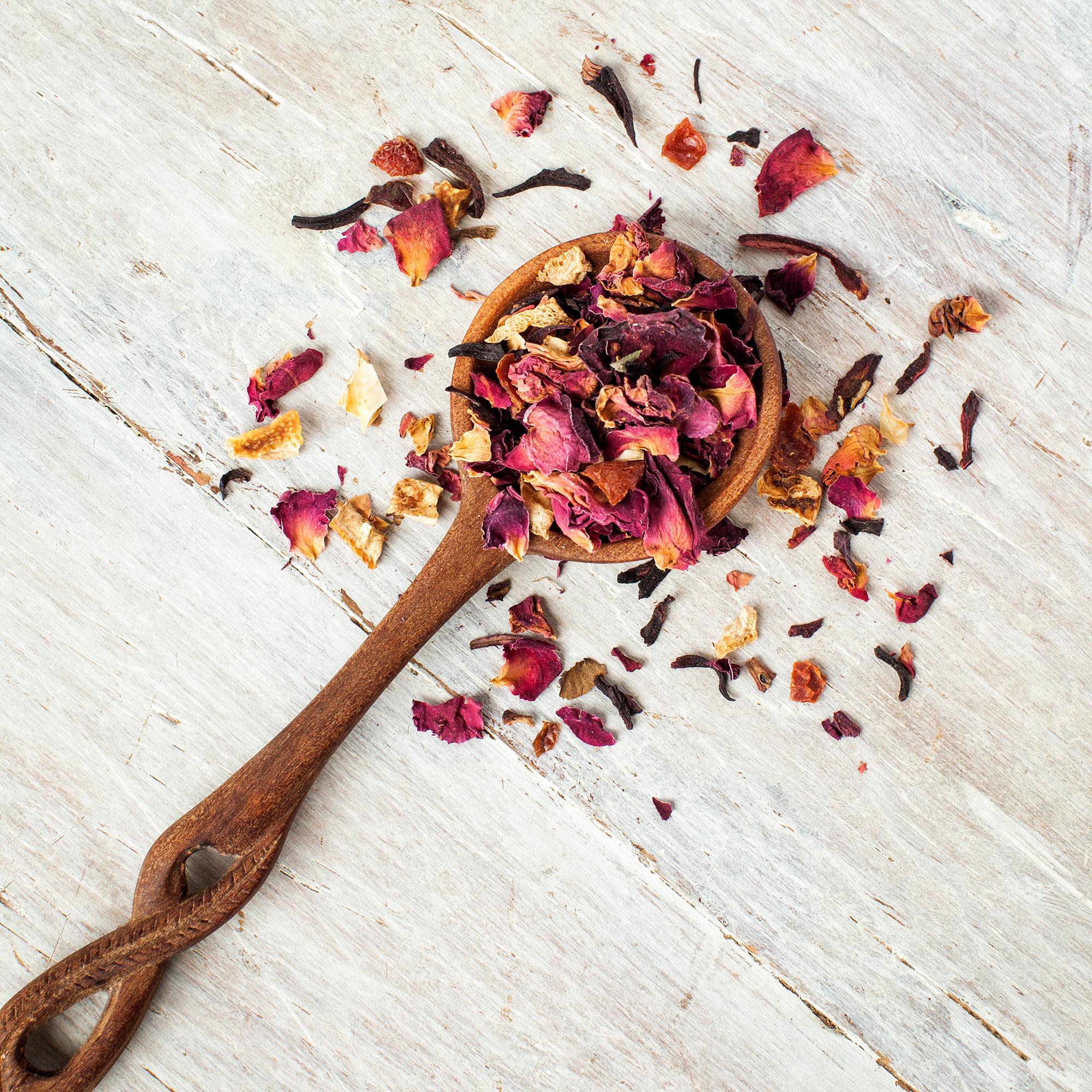 Rose Petal Raspberry Herbal Tea - Image 5
