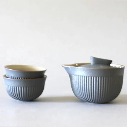 Travel Tea Set with Case - Image 7